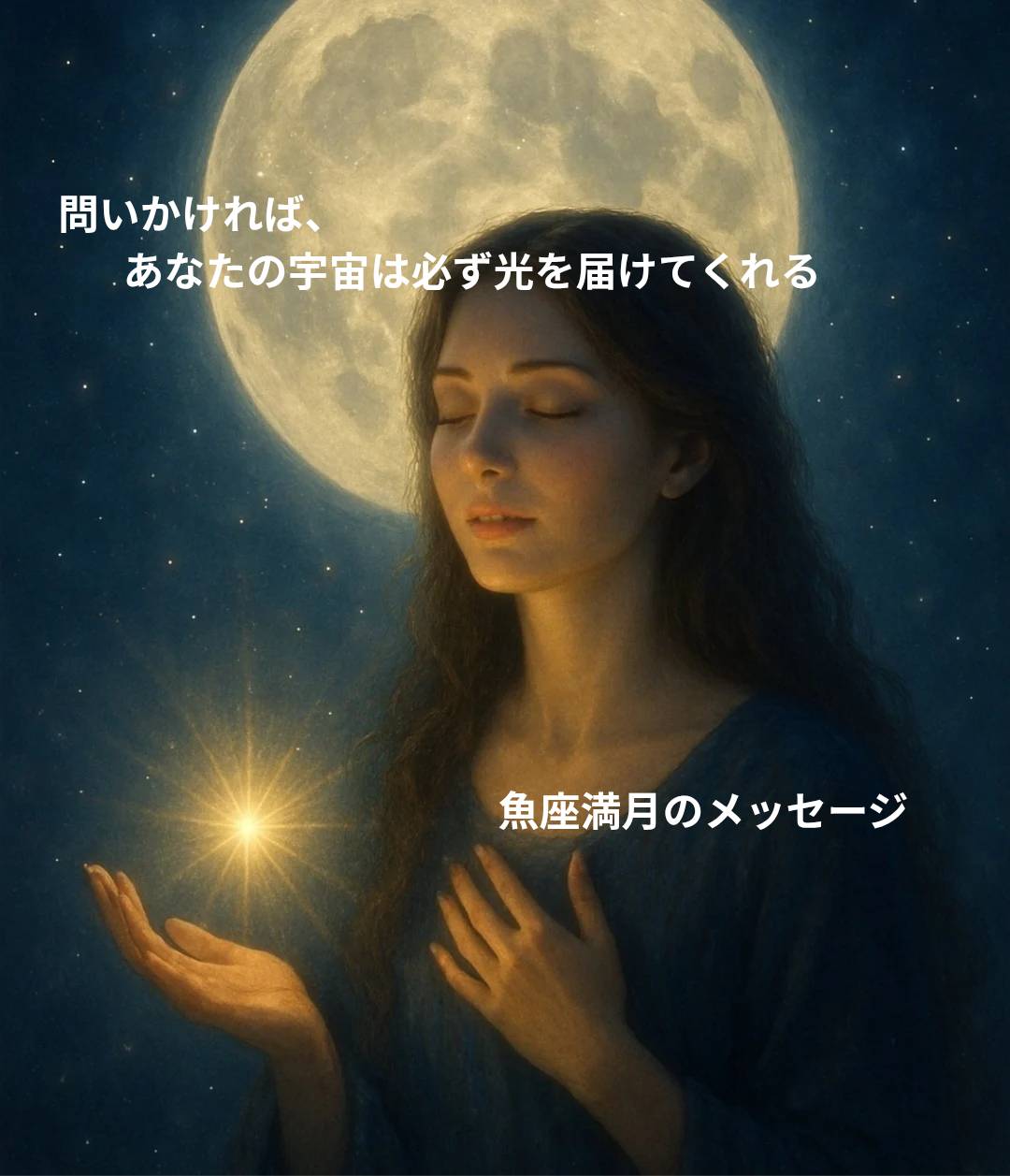 皆既月食となる魚座満月のメッセージ